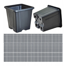 Doniczki produkcyjne Roko P7 miękkie 0,25L 7x7cm kwadratowe