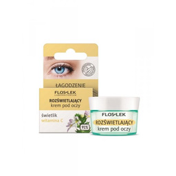 FLOSLEK Oczy Rozświetlający krem pod oczy świetlik witamina