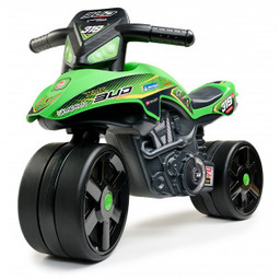 Jeździk Racing Zielony Motorek Szerokie Koła od 1