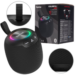 Głośnik mobilny Bluetooth Hama ''Bomb 3.0'' czarny przenośny