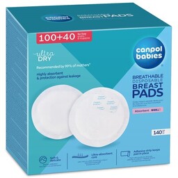 CANPOL BABIES Wkładki laktacyjne 1/654 (140 sztuk)