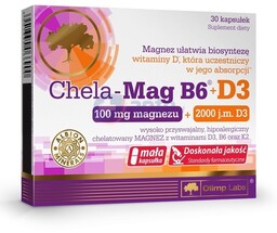 Olimp Chela-Mag B6 + D3 x30 kapsułek