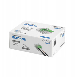 Edo Technic Szybkozłączka Do Wszystkich Przewodów 2x0,2-4mm² EDO412