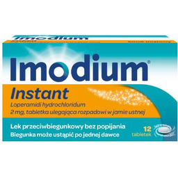 Imodium Instant 2 mg - Lek o szybkim