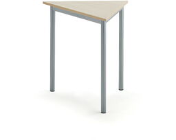 Biurko BORÅS TRIANGEL, 800x700x720 mm, brzoza laminat, szary