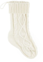 Skarpeta Dekoracyjna, Złamana Biel, 15.5X34cm