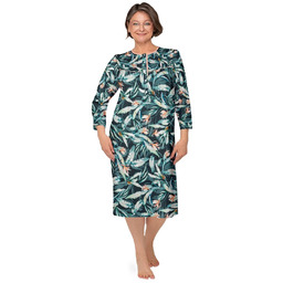 Koszula Nocna Damska 3Xl Długi Rękaw Bawełniana Luźna