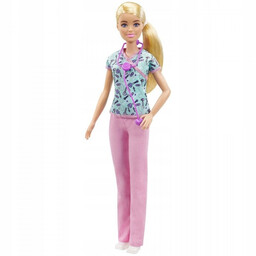Lalka Barbie Pielęgniarka seria Zawody kariera Mattel zabawka