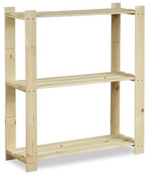 ATMOWOOD Regał drewniany 90 80 28 cm