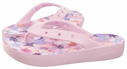 Japonki Crocs Classic Platform Cherry Blossom Flip Ballerina