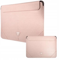 Torba/pokrowiec Guess Sleeve Saffiano Triangle na laptop