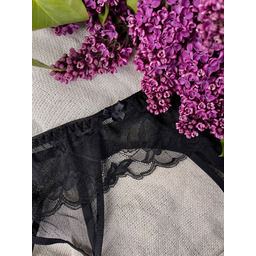 Pas do pończoch Florencja 701 Czarny