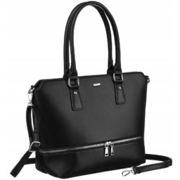 Duża shopperka damska z odpinanym paskiem Rovicky