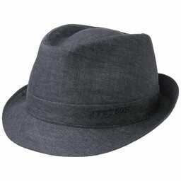 Kapelusz Lniany Geneva Trilby by Stetson, denim