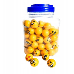 Piłki Kauczukowe "buźki" 110 szt.