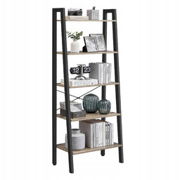 Regał półka drabinowa loft vintage rustykalny beż