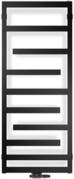 Oltens Flamma grzejnik łazienkowy 121x50 czarny mat 55015300