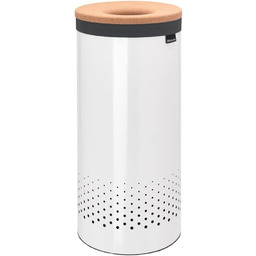 Brabantia Stalowy kosz na bieliznę 35L, pokrywa