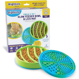 Brightkins Okrągła miska do powolnego podawania 2