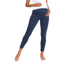 Legginsy dla kobiet w ciąży Pregy niebieskie