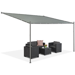 Antracytowe zadaszenie tarasu Genua 3 x 4m Garden