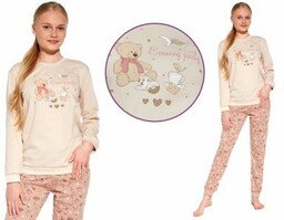 Cornette Piżama dziecięca KINGA: beż/cappuccino