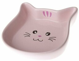 Miska ceramiczna Little Cat, różowy