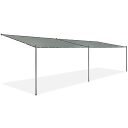 Antracytowe zadaszenie tarasu Genua 3 x 8m Garden