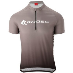 KROSS Koszulka rowerowa Sport Jersey (rozmiar S) Szaro-czarny