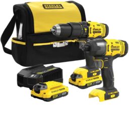 Stanley SFMCK465D2S - Zestaw combo - wiertarko-wkrętarka SFMCD711