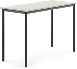 Stół BORÅS, 1400x600x900 mm, laminat szary, antracyt