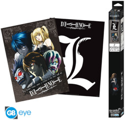 Plakat Death Note - L & Group (zestaw