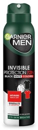 Garnier Men Dezodorant spray Invisible Protection 72h Black