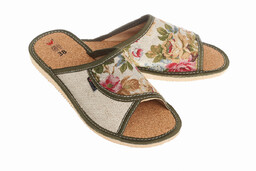 Wójciak Podhale damskie kapcie domowe laczki skóra naturalna