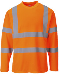 PORTWEST S278 T-SHIRT OSTRZEGAWCZY Z DŁUGIMI RĘKAWAMI; POMARAŃCZOWY