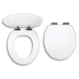 FERRO WC/SOFTMUSLELY Deska sedesowa MDF, wolnoopadająca, biała muszla
