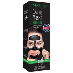 Marion Detox czarna maska peel-off z aktywnym węglem