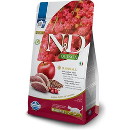 Farmina N&D Quinoa Hairball Kaczka Jabłko 1,5kg