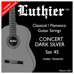 Luthier 45 Concert Dark Silver Struny do Gitary