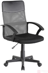 Fotel obrotowy QZY-68 Czarno-szary