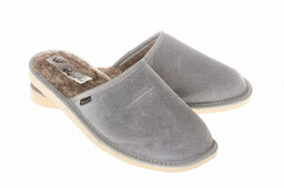 Wójciak Podhale męskie domowe zabudowane kapcie skóra naturalna