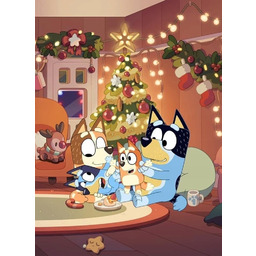 PUZZLE BLUEY BLU PIESEK A3 252 el