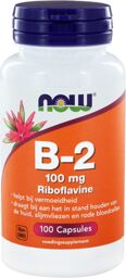 Witamina B2 - Vitamin B-2 Riboflavin, Now Foods,