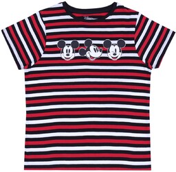Czarna bluzka w paski Myszka Mickey DISNEY XS
