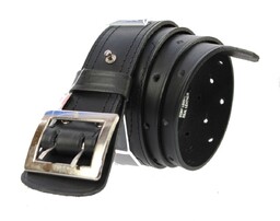 Wojskowy Pas Męski Skórzany OFICER RUBIN (PL) Skóra