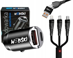 Szybka Mała Ładowarka Samochodowa Usb A QC3.0 Usb