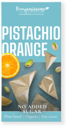 TABLICZKA KAKAOWA PISTACJE - POMARAŃCZA BEZ DODATKU CUKRÓW