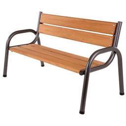 Ławka parkowa lux z oparciem 150 cm