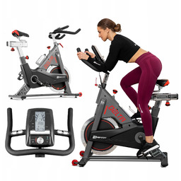 Rower Treningowy Regulowany Spining Stacjonarny Domowy Aplikacje