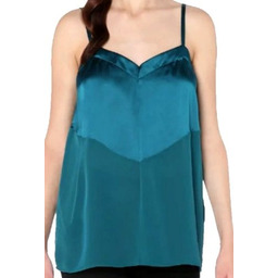 INTIMISSIMI podkoszulka koszulka na ramiączkach jedwab turkus jedwabna